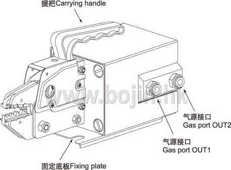 Pneumatic Terminal Crimping Machine BJ-606E