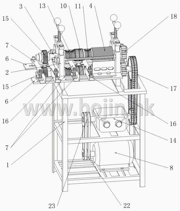 BJ-918B Scrap Cable Wire Stripping Machine 1